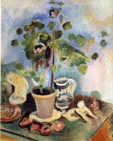 Matisse, Henri Emile Benoit - still life with a geranium